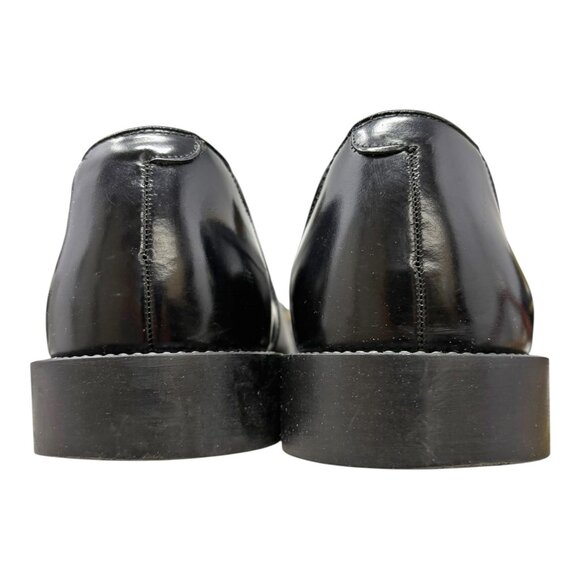 Bert Pulitzer Collectors Edn Black Leather Monk strap Cap-Toe Dress Shoes - Picture 7 of 10